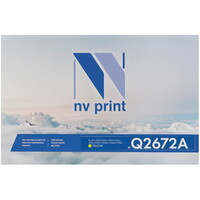 Картридж лазерный NV Print Q2672A желтый