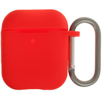 Чехол Aceline  для Aceline LightPods, Apple AirPods, Apple AirPods 2, красный