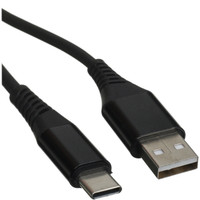 Кабель DEXP USB Type-C - USB Type-A черный 1 м