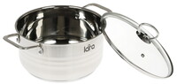 Кастрюля Lara Standart LR02-041 4 л 22 см серебристый