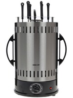 Электрошашлычница DEXP KBM-1000 серебристый