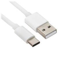 Кабель KEYRON USB Type-C - USB Type-A белый 1 м