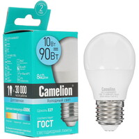 Лампа светодиодная Camelion LED E27/G45/10w/845