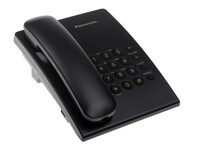 Телефон проводной Panasonic KX-TS2350RUB