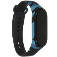 Ремешок Aceline для Xiaomi Mi Smart Band 3/ 4 камуфляжный/голубой