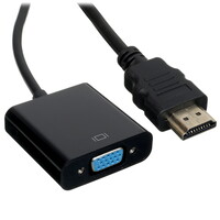 Переходник однонаправленный DEXP HDMI - VGA+Jack 3.5, 0.2 м