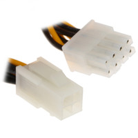 Переходник для блока питания FinePower ATX 4pin(M) - EPS 8pin(F)