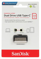 Память OTG USB Flash 256 ГБ SanDisk Ultra Dual [SDDDC2-256G-G46]