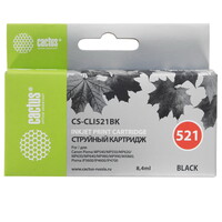 Картридж Cactus CS-CLI521BK черный
