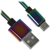 Кабель DEXP USB Type-C - USB Type-A разноцветный 1 м