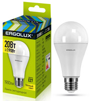 Лампа светодиодная Ergolux LED-A65-20W-E27-3K
