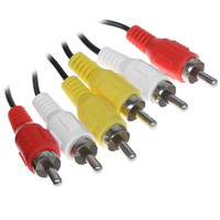 Кабель   Aceline 3RCA - 3RCA черный