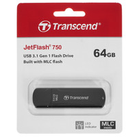 Память USB Flash 64 ГБ Transcend JetFlash 750 [TS64GJF750K]