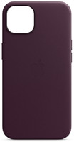 Накладка  Apple Leather Case для Apple iPhone 13 бордовый