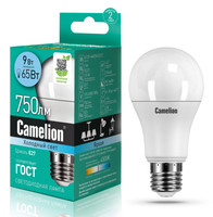 Лампа светодиодная Camelion LED A60-9w-845-E27