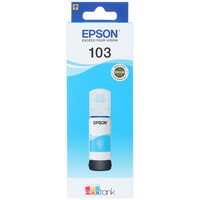 Чернила водорастворимые Epson 103 (C13T00S24A) голубой