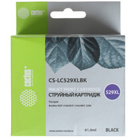 Картридж Cactus CS-LC529XLBK черный