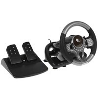 Руль Defender Forsage GTR черный