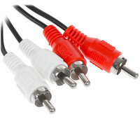 Кабель   Aceline 2RCA - 2RCA черный
