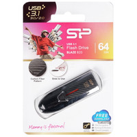 Память USB Flash Silicon Power Blaze B25 [3.0, 64 Gb, пластик, черный]