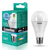 Лампа светодиодная Camelion LED A65-20w-845-E27