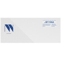 Картридж лазерный NV Print HP W1106A черный
