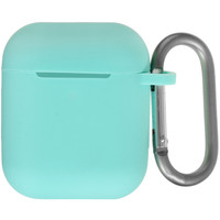 Чехол Aceline  для Aceline LightPods, Apple AirPods, Apple AirPods 2, бирюзовый