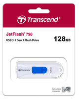Память USB Flash 128 ГБ Transcend JetFlash 790W [TS128GJF790W]