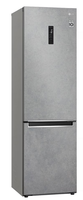 Холодильник с морозильником   LG GC-B509SMSM серебристый