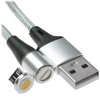 Кабель DEXP micro USB-B - USB Type-A серебристый