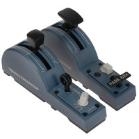 Панель управления Thrustmaster TCA Quadrant Add-on Airbus Edition голубой