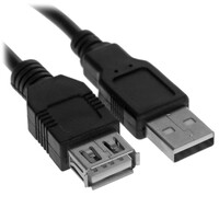 Кабель DEXP USB Type-A - USB Type-A черный 1 м
