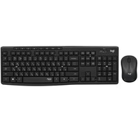 Клавиатура+мышь беспроводная   Logitech Combo MK295 Black черный