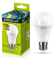 Лампа светодиодная Ergolux LED-A60-17W-E27-3K