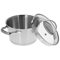 Кастрюля Lara Bohema LR02-511 2.3 л 18 см серебристый