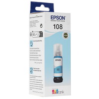 Чернила  Epson 108 (C13T09C54A) светло-голубой