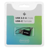 Переходник DEXP USB Type-A - USB Type-C черный