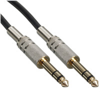 Кабель   DEXP jack 6.3 мм - jack 6.3 мм черный