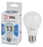 Лампа светодиодная ЭРА LED E27/A60/13w/840