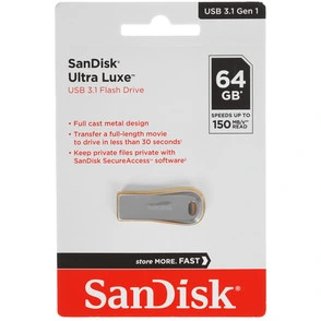 Обзор USB Flash памяти 64 ГБ SanDisk Ultra Luxe SDCZ74-064G-G46