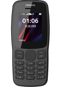 Обзор сотового телефона Nokia 106 2018 серый