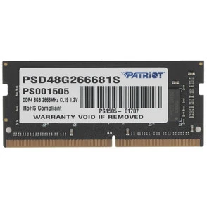 Обзор оперативной памяти SODIMM Patriot Signature Line PSD48G266681S 8 Гб