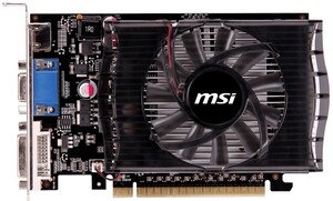 PCI E MSI GeForce GT 630 2048Mb 128bit DDR3 N630 2GD3 DVI HDMI DSub DNS. 0184361