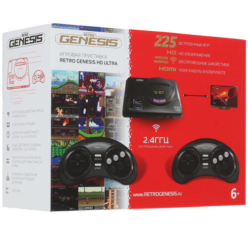 Купить Ретро-консоль Retro Genesis HD Ultra + 225 игр в интернет-магазине DNS. Характеристики, цена Retro Genesis HD Ultra | 1350495.