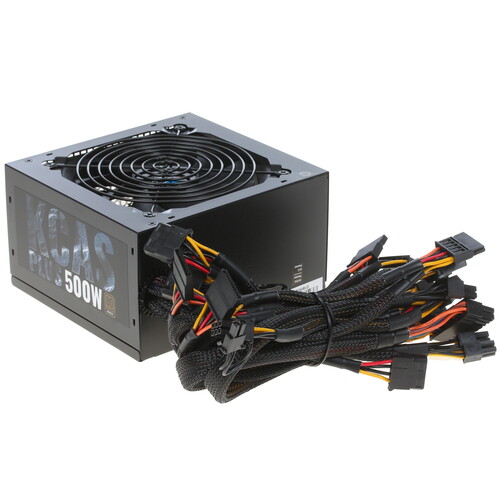 Купить Блок питания AeroCool KCAS PLUS 500W [KCAS-500 PLUS] черный в интернет-магазине DNS. Характеристики, цена AeroCool KCAS PLUS 500W | 1217913.