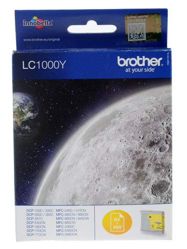 Купить Картридж Brother LC-1000Y желтый в интернет-магазине DNS. Характеристики, цена Brother LC-1000Y | 2500678.