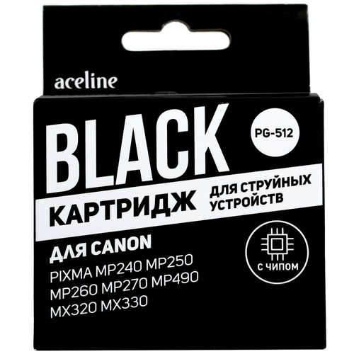 Купить Картридж Aceline NC-PG512BK черный в интернет-магазине DNS. Характеристики, цена Aceline NC-PG512BK | 5028630.