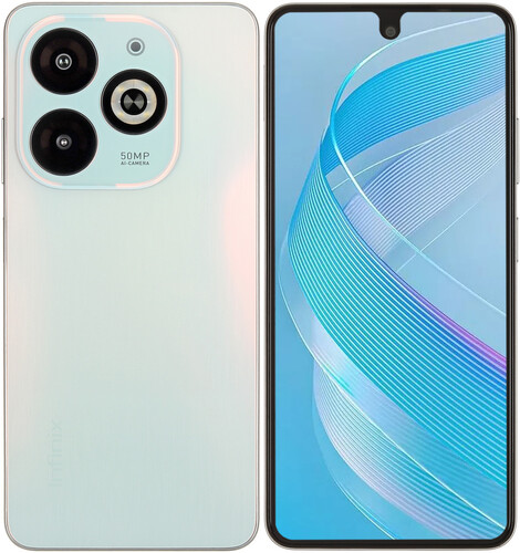 Купить 6.6" Смартфон Infinix SMART 8 Pro 128 ГБ белый в интернет-магазине DNS. Характеристики, цена Infinix SMART 8 Pro | 5446171.
