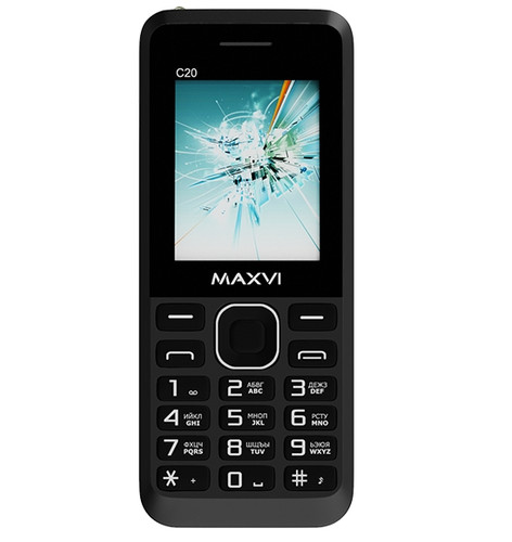 Купить Сотовый телефон Maxvi C20 черный в интернет-магазине DNS. Характеристики, цена Maxvi C20 | 1677122.