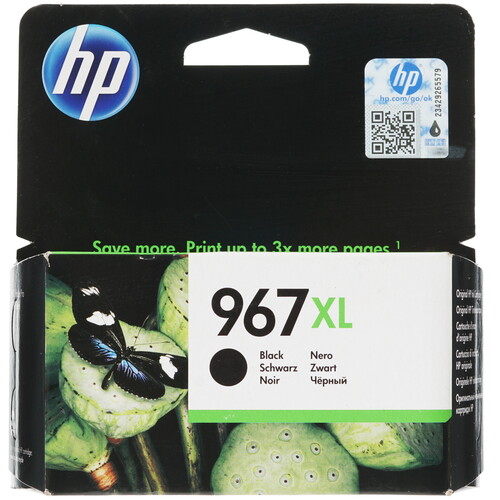 Купить Картридж HP 967XL (3JA31AE) черный в интернет-магазине DNS. Характеристики, цена HP 967XL (3JA31AE) | 1389754.